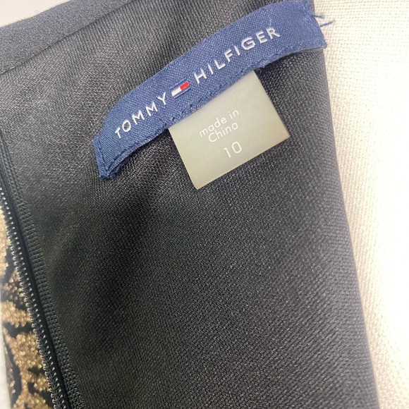 Tommy Hilfiger, dress size 10,Metallic, black and gold . - Picture 10 of 10